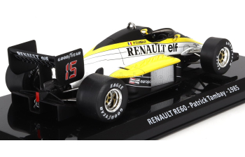 RENAULT F1 Re60 №15 Season (1985) Patrick Tambay - Blister Box, Black Yellow White