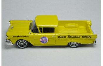 FORD Ranchero "Braniff International" 1958 Yellow