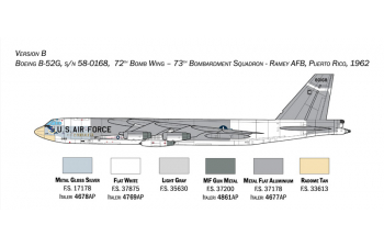 Сборная модель Самолет B-52G Stratofortress