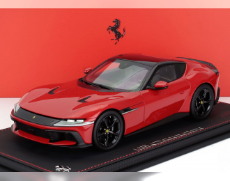 FERRARI 12cilindri Coupe V12 830cv (2024) - Con Vetrina - With Showcase, Rosso Corsa - Red