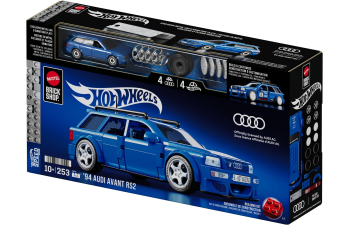 Сборная модель AUDI A4 Rs2 Avant Sw Station Wagon (1994)  253 Pcs + Audi  A4 Rs2 1/64 Scale, Blue