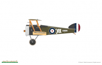 Сборная модель истребитель Sopwith F.1 Camel с двигателем Bentley BR.1 версия Weekend