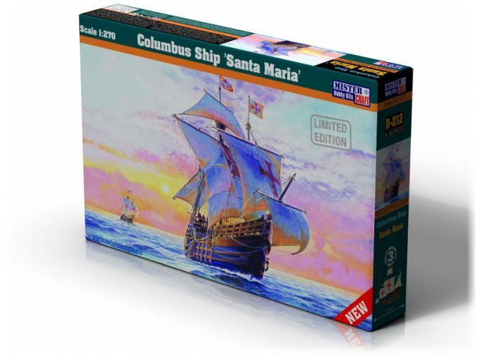 Сборная модель Парусник Columbus Ship "Santa Maria"