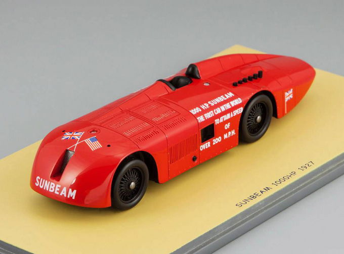 SUNBEAM 1000 HP Record Car (1927), red