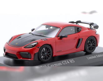 PORSCHE 718 (982) Cayman Gt4 Rs (2021), Red