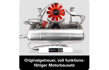 Сборная модель двигатель Порше 911 бокстер / Porsche 911 6-Zylinder Boxermotor (1966)