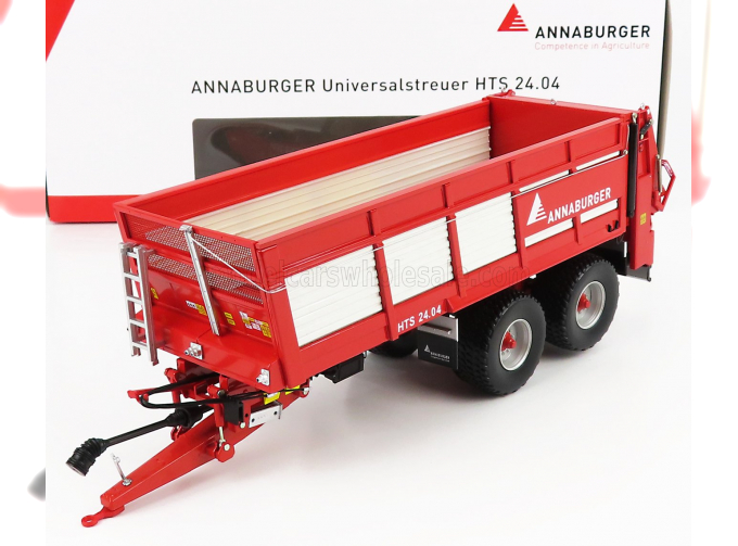 TRAILER Hts 24.04 Annaburger Universalstreuer, Red White