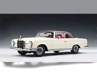 MERCEDES-BENZ 280SE Coupe 1968, white/red roof 