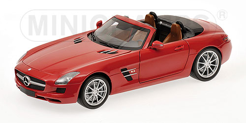 MERCEDES-BENZ SLS-Class AMG Roadster, red metallic