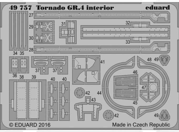 Фототравление для Tornado GR.4 interior