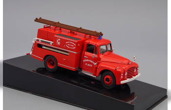 CITROËN T46 Pompiers Pompe Guinard пожарный (1962), red