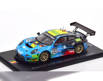 PORSCHE 911 GT3 R N°222 Allied Racing 24H Spa Kern-Buus-Apotheloz-Santamato (2021)