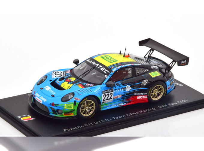 PORSCHE 911 GT3 R N°222 Allied Racing 24H Spa Kern-Buus-Apotheloz-Santamato (2021)