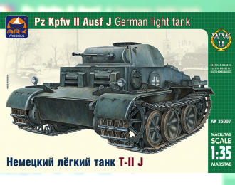Сборная модель Немецкий легкий танк Pz.Kpfw. II Ausf. J