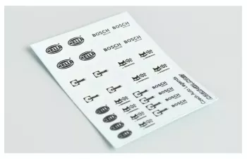 Комплект дополнительных фонарей белое стекло