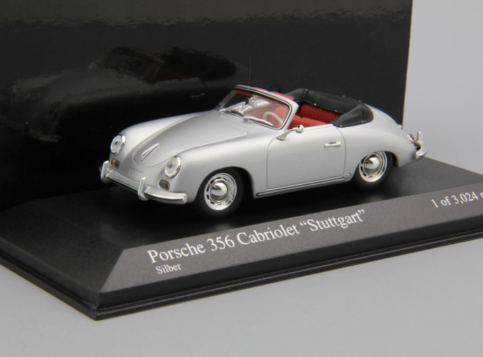 PORSCHE 356 "Stuttgart" Cabriolet (1954), silver