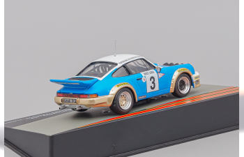 PORSCHE 911 Sc 3.0l Gitanes (night Version) №3 Winner Rally Montecarlo (1978) Jean Pierre Nicolas - Vincente Laverne, Blue White
