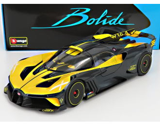 BUGATTI Bolide W16 8.0 Four-turbo 1850hp 500km/h (2020), Yellow Black
