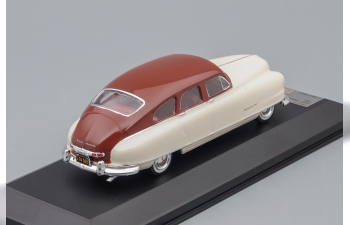 NASH AMBASSADOR 1950, ivory / dark red