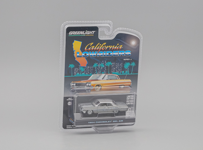(Greenlight!) CHEVROLET Bel Air 1964, silver metallic