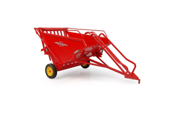 Mathiaut Mdt 72 - Small Bale Collecting Cart, Red