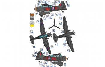 Сборная модель многоцелевой вспомогательный самолет Lysander Mk.III (SD)