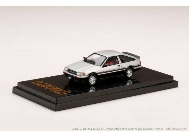 Toyota Corolla Levin AE86 3 Door GT APEX, silver / black