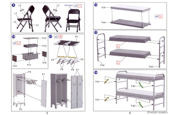 Сборная модель US Army Base Temporary Dormitories In (Vietnam War Era)