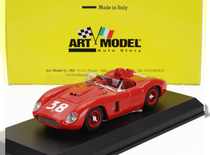 FERRARI 500tr Spider S/n.0640 №38 2nd Circuito Del Posillipo Napoli Gp (1957) Renato Boffa, Red