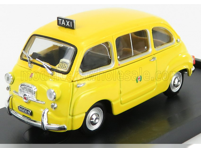 FIAT 600D MULTIPLA TAXI MILANO (1970), YELLOW