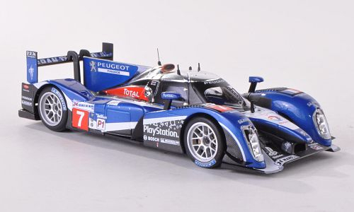 PEUGEOT 908 7 A.Davidson/ M.Gene/A.Wurz LMP1 Le Mans 2011, blue