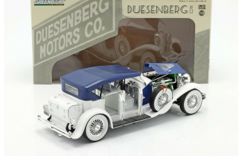 DUESENBERG II SJ La Grande Torpedo (1930), White/Blue