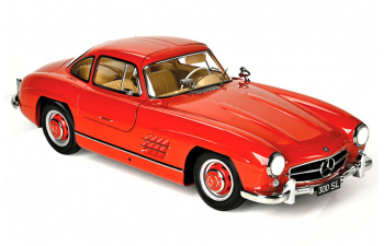 Сборная модель MERCEDES-BENZ 300 SL Gullwing KIT with 602 parts, red