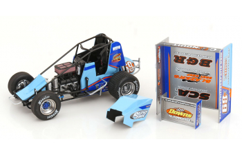 HESS Iron Sprint Car, Lance Dewease (2022), lightblue orange