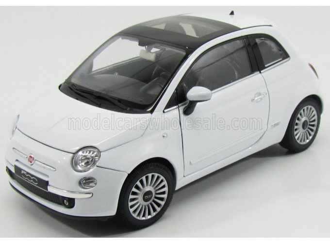FIAT NUOVA 500 (2007), white