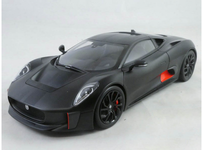 JAGUAR C-X75 (satin black with black stripes)