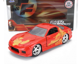 MAZDA Dom's Rx-7 (2001) - Toretto - Fast & Furious Ii, Orange