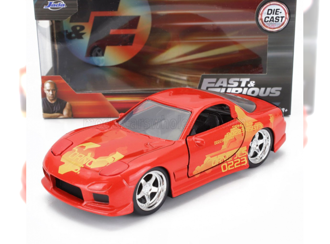 MAZDA Dom's Rx-7 (2001) - Toretto - Fast & Furious Ii, Orange