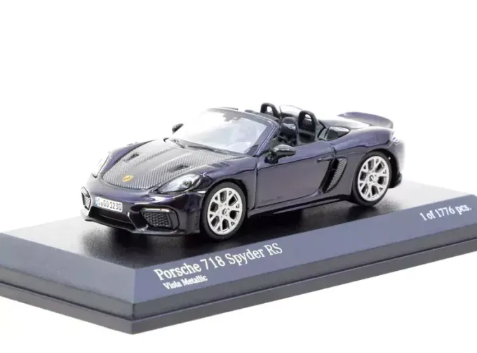 PORSCHE 718 (982) Spider Rs Open (2023), dark purple