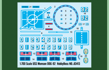 Сборная модель USS Momsen DDG-92