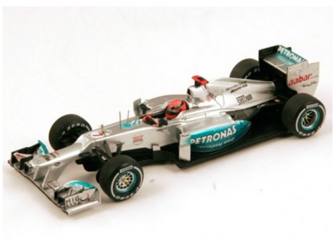 MERCEDES-BENZ W03 #7 Brazil GP 2012 - Last Race of Michael Schumacher, silver