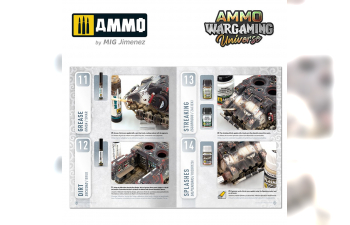 AMMO WARGAMING UNIVERSE Книга 06 - Везеринг боевых машин (английский, испанский, польский) / Book 06 - Weathering Combat Vehicles