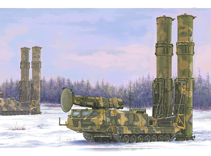 Сборная модель РоссийскийЗРК С-300В 9А82