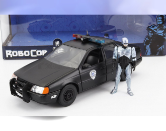 FORD Taurus Lx Detroit Police 1986 With Robocop Figure, Black