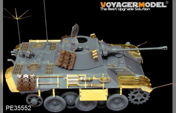 Фототравление для танка VK1602 (для Amusing hobby 35A004)