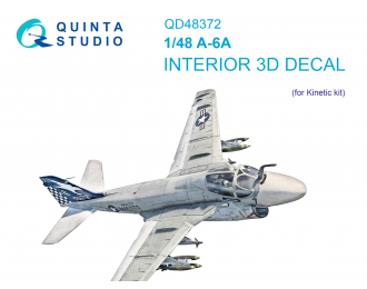 3D Декаль интерьера кабины A-6A (Kinetic)