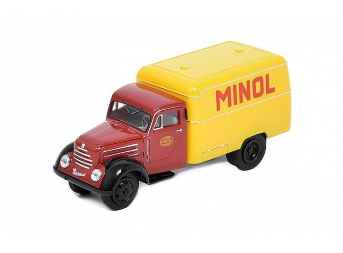 ROBUR Garant Minol (1953) dark red / yellow