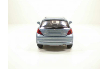 PEUGEOT 207, Городские 1:43, серо-голубой