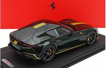 FERRARI 12cilindri V12 830cv Panoramic Roof (2024) - Con Vetrina - With Showcase, British Green Yellow