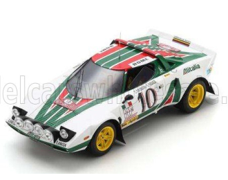LANCIA Stratos Hf Team Alitalia (night Version)  №10 Winner Rally Montecarlo Sandro Munari - Silvio Maiga (1976), White Green Red